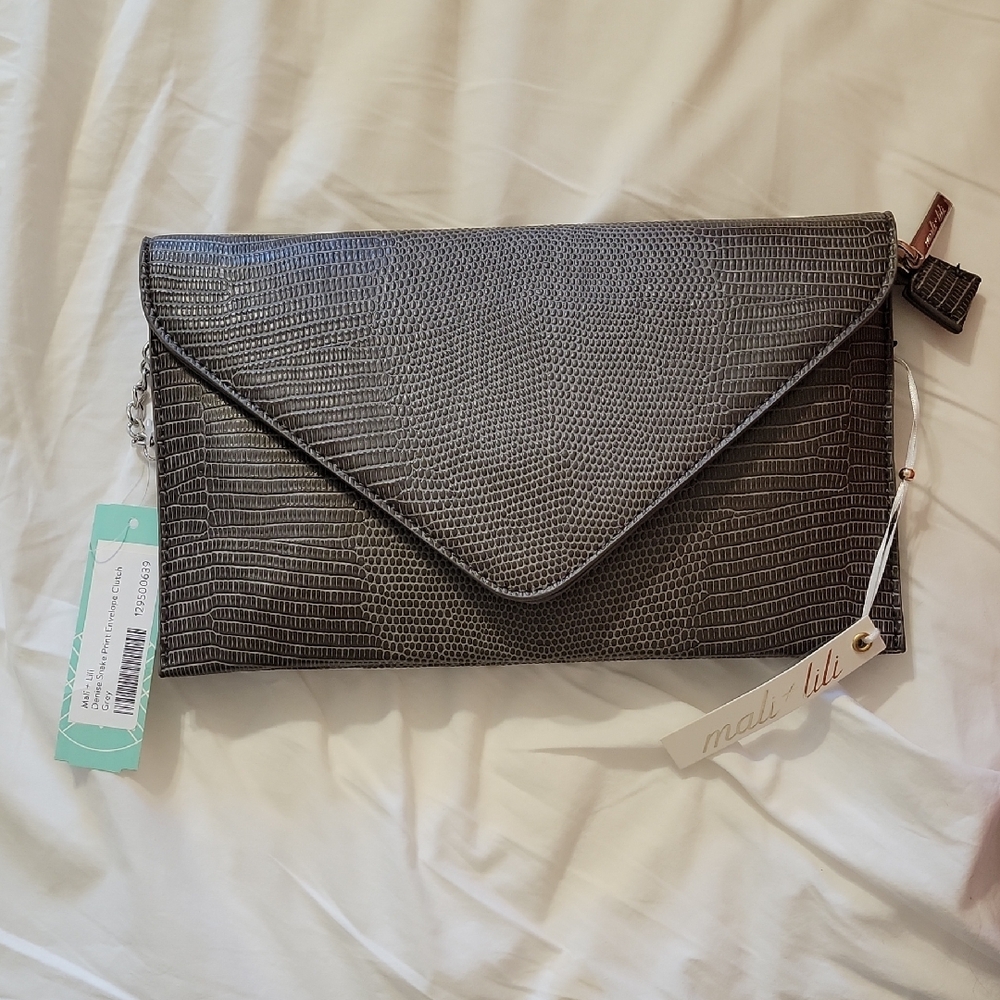 Chic Gray Clutch by